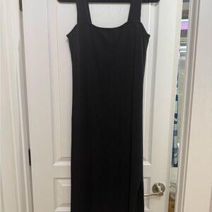 Old Navy Ribbed Strapped Black Dress